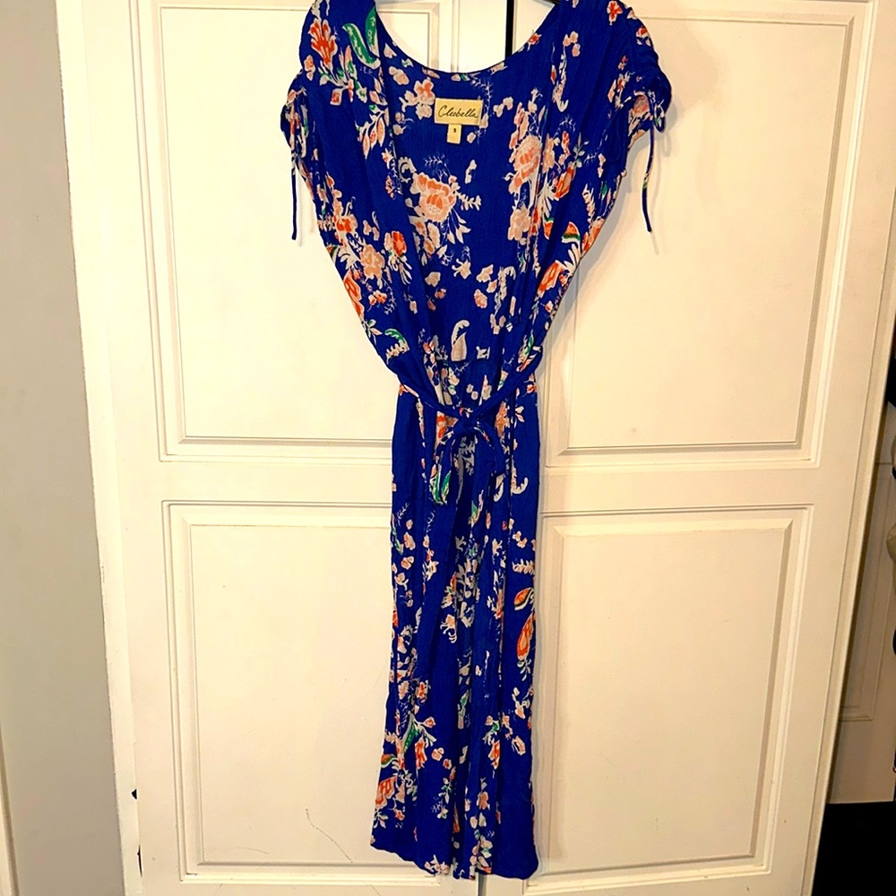 cleobella floral wrap maxi dress cover-up